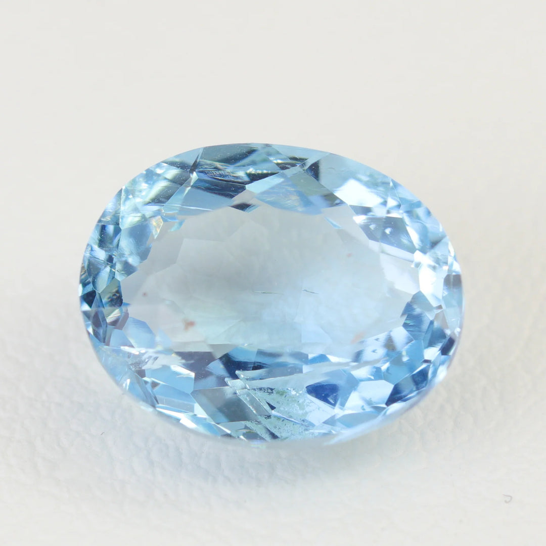 Lab Grown Aquamarine - Oval Cut