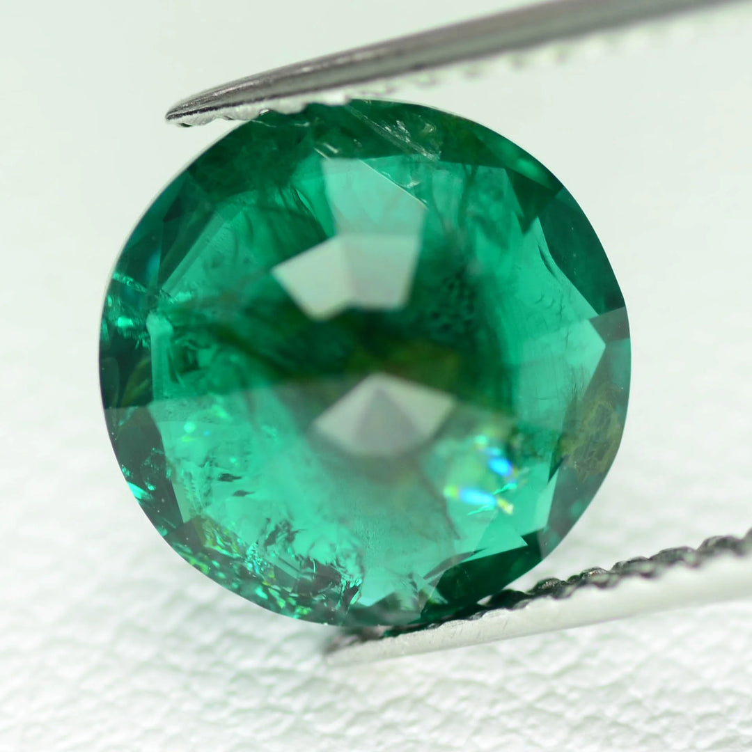 Lab Grown Emerald - Round Cut