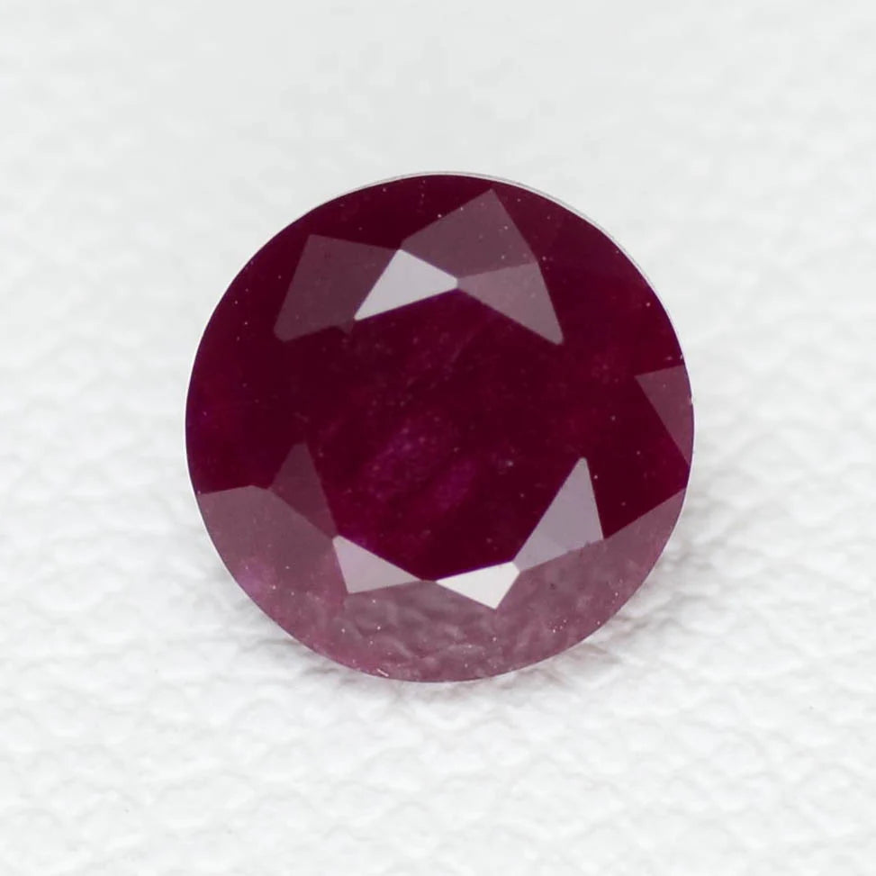 Lab Grown Ruby - Round Cut