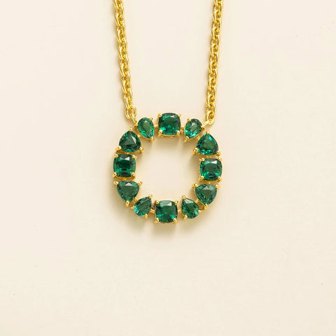 Emerald Earrings Juvetti Jewellery London Glorie Gold Necklace Set With Emerald