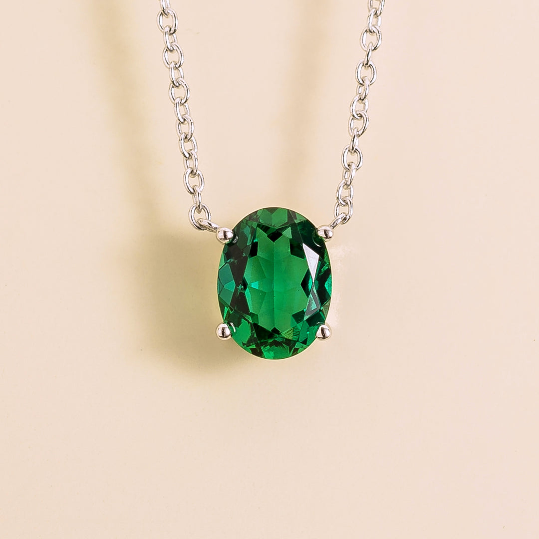 Emerald Earrings Juvetti Jewellery London Thamani White Gold Pendant Necklace In Emerald