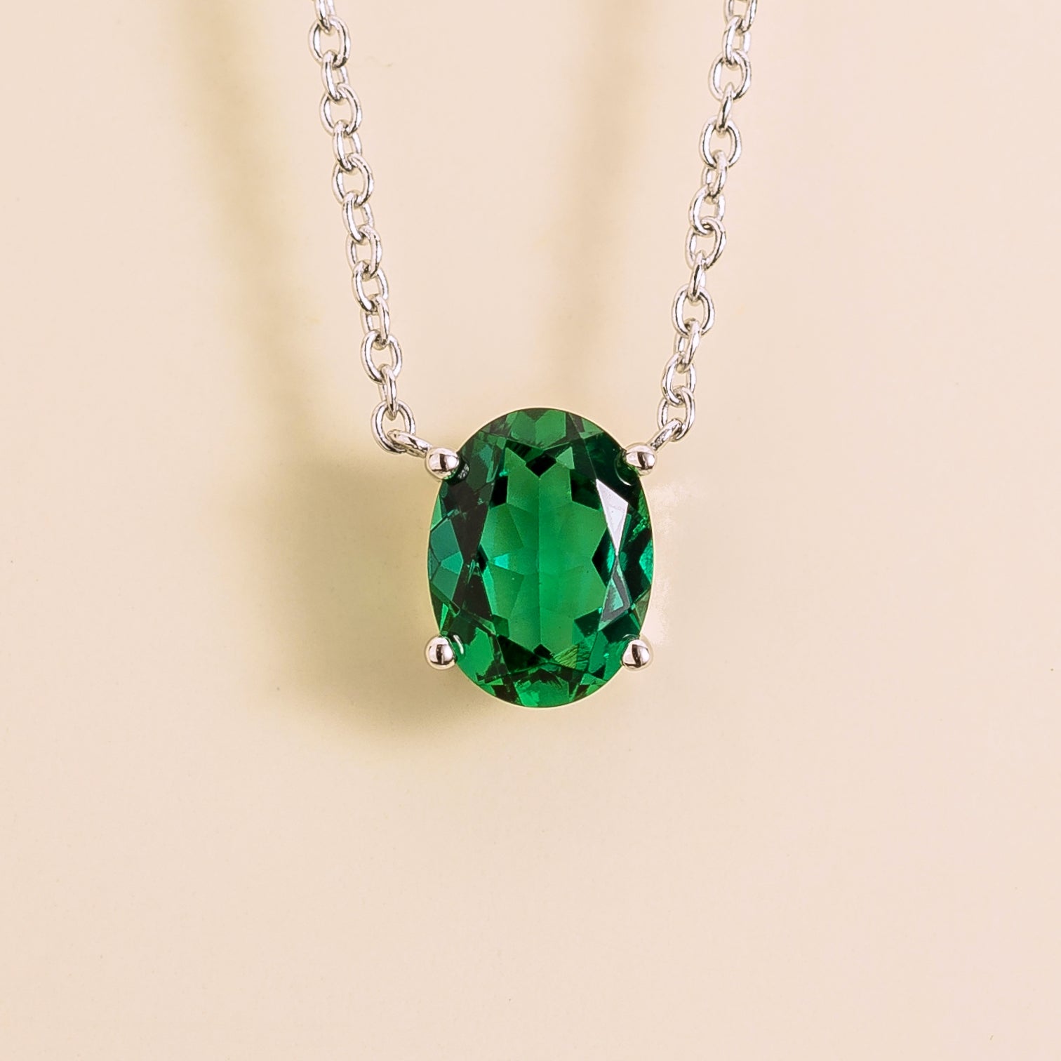 Emerald Earrings Juvetti Jewellery London Thamani White Gold Pendant Necklace In Emerald