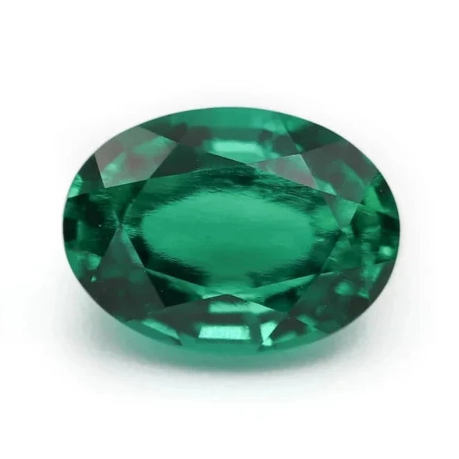 Lab Grown Emerald - Oval Cut