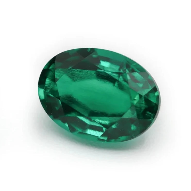 Lab Grown Emerald - Oval Cut