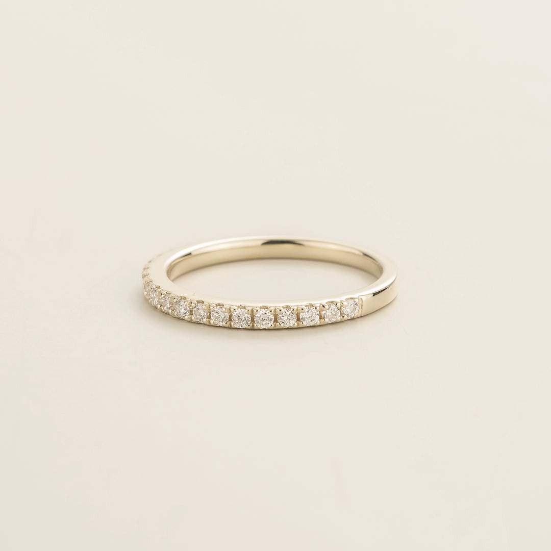 Ciclo White Gold Ring Set With Diamond