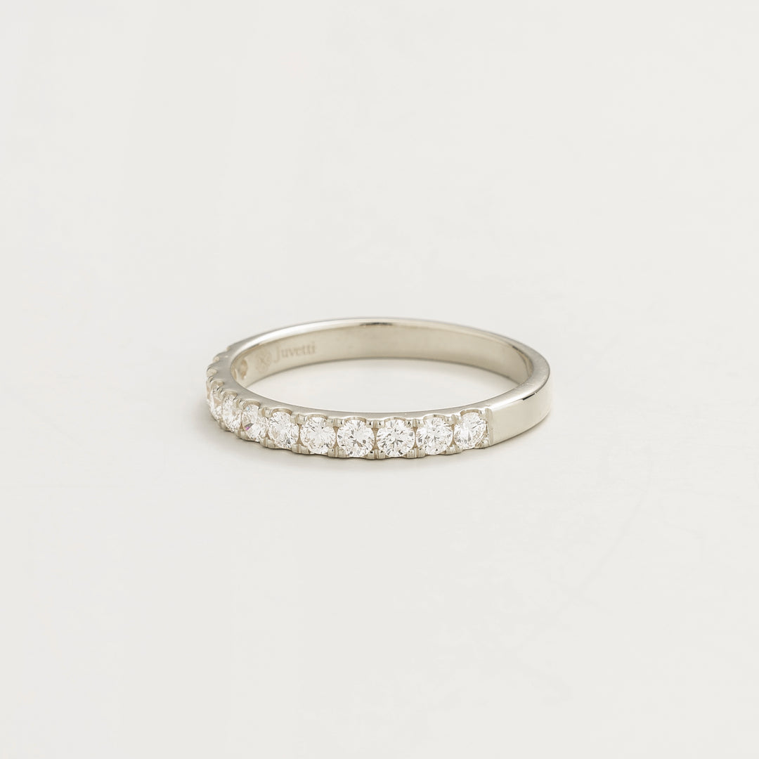 Salto White Gold Ring Set With Diamond