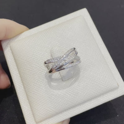 Review of Val White Gold Ring Set With Diamonds Bespoke Jewellery From London