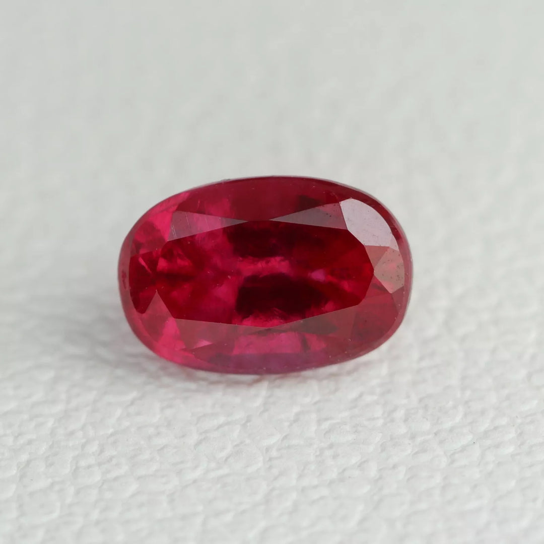 Lab Grown Ruby - Oval Cut