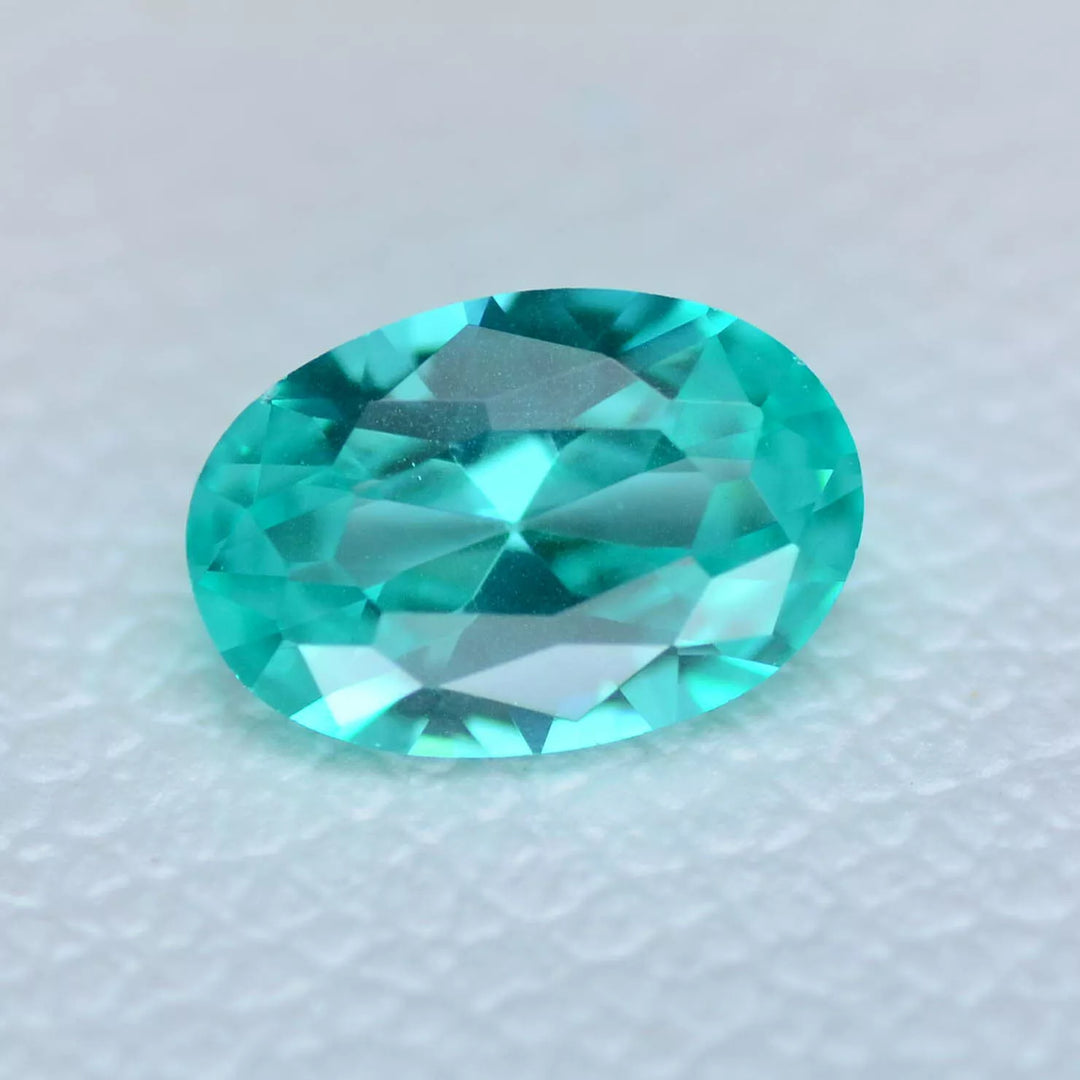 Lab Grown Paraiba Sapphire - Oval Cut