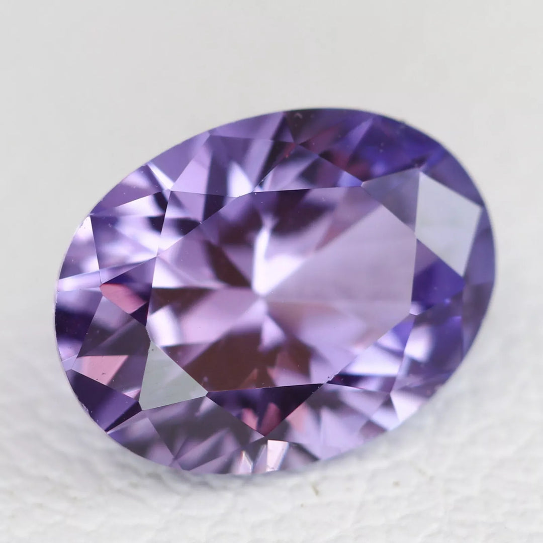 Lab Grown Purple Sapphire - Oval Cut