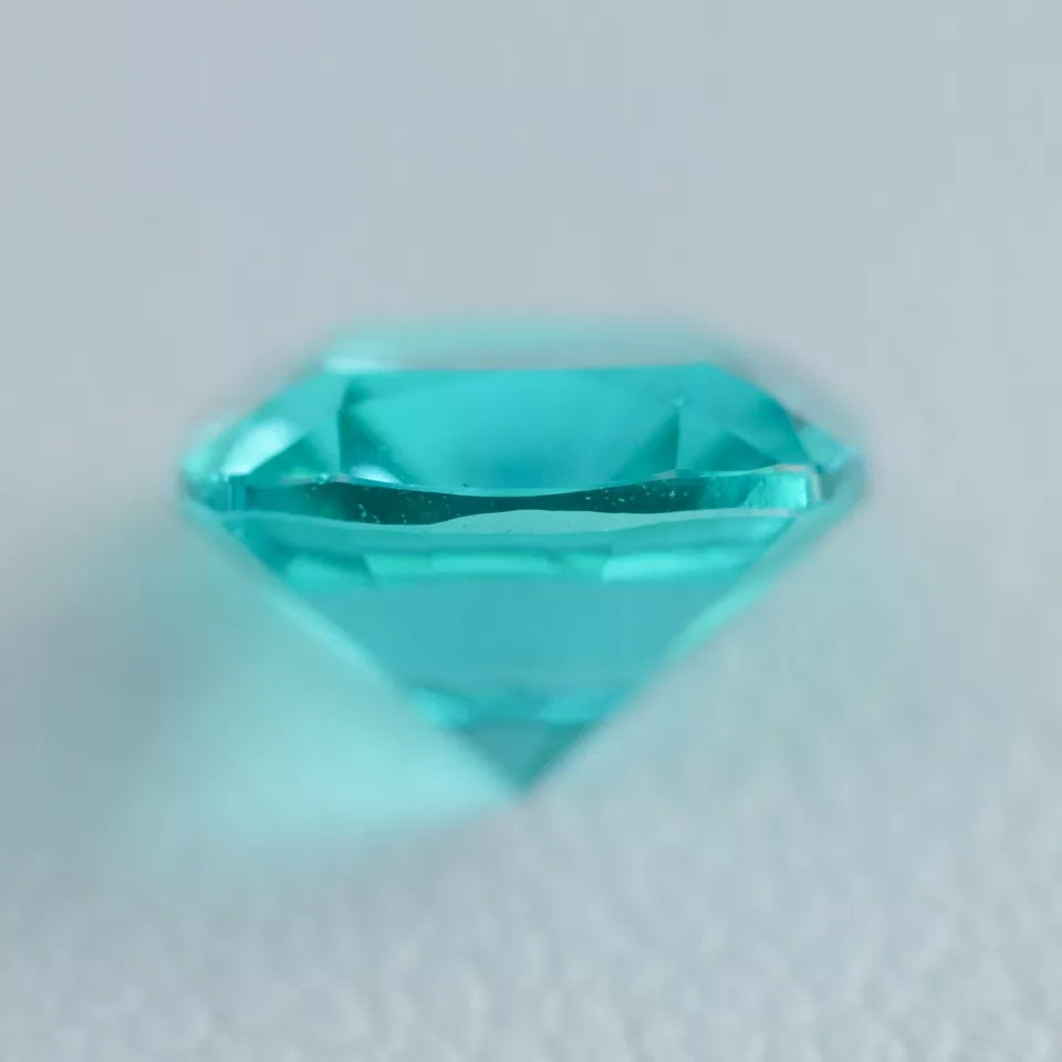 Lab Grown Paraiba Sapphire - Cushion Cut