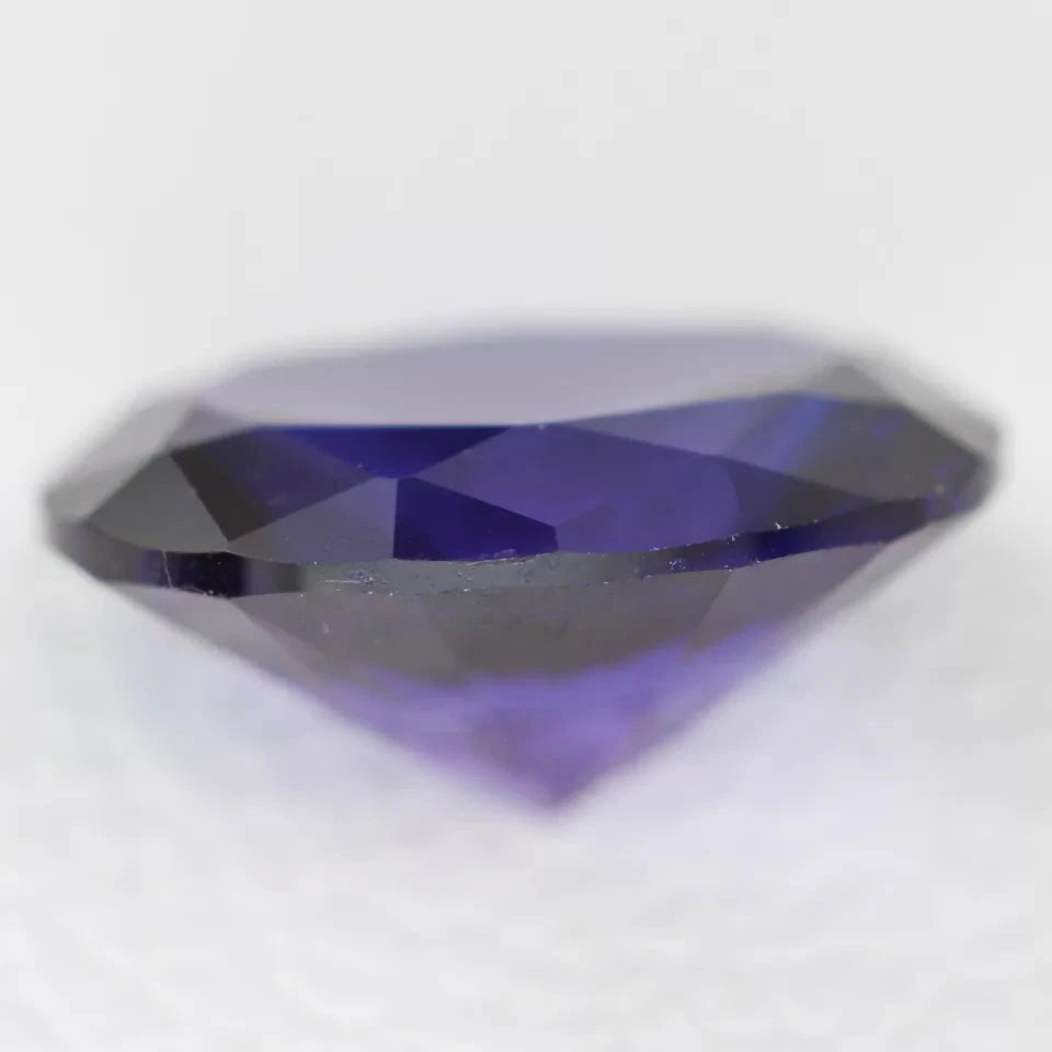 Lab Grown Purple Sapphire - Oval Cut