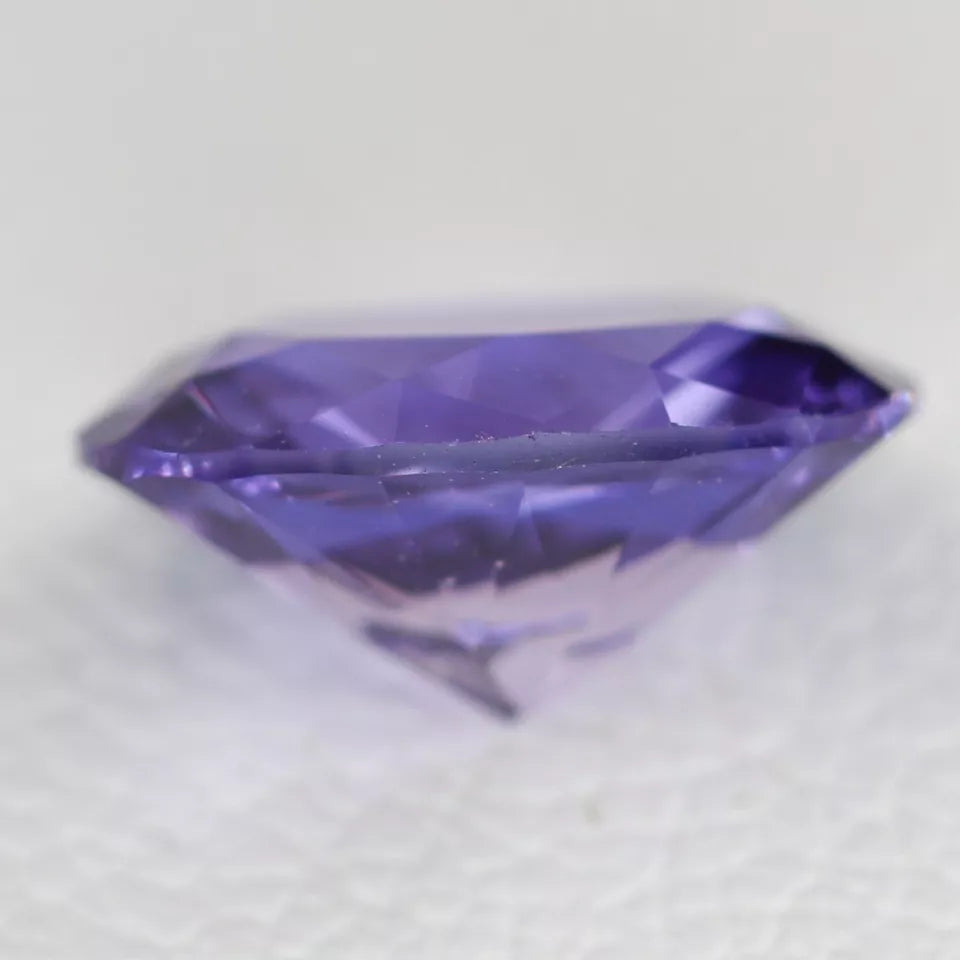 Lab Grown Purple Sapphire - Oval Cut