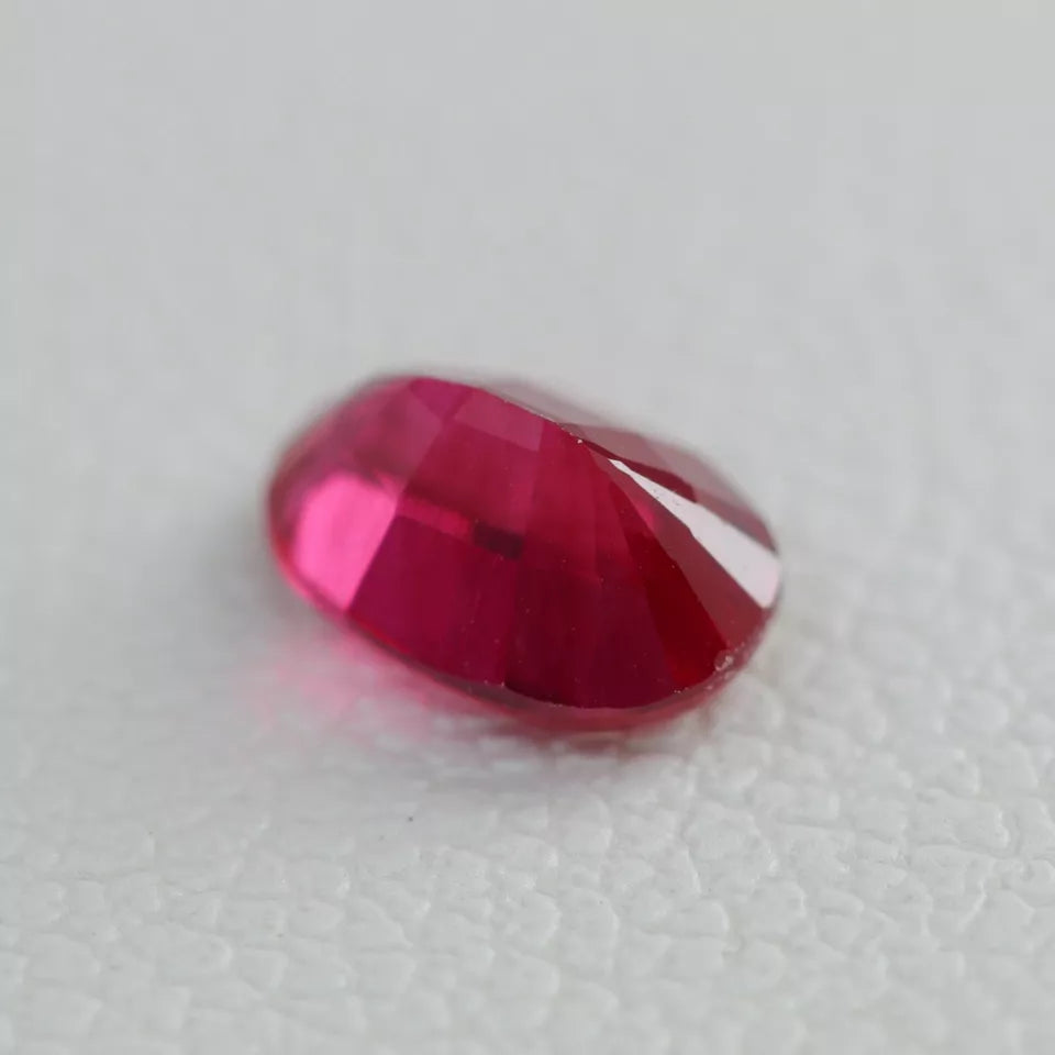 Lab Grown Ruby - Oval Cut